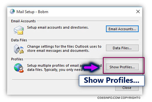 Login to the Shared mailbox using Outlook mail client 