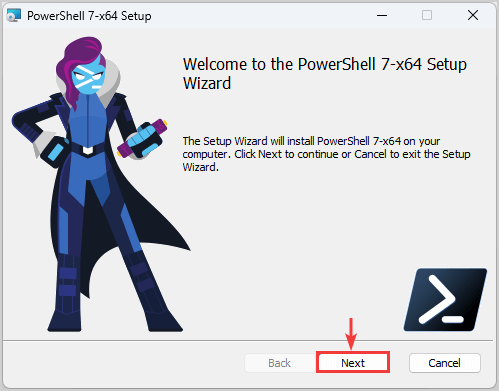 PowerShell 7 setup download and install