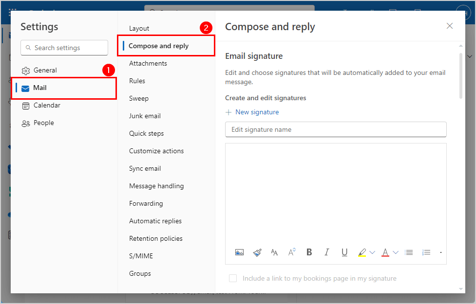 How to disable link preview in Outlook mail settings