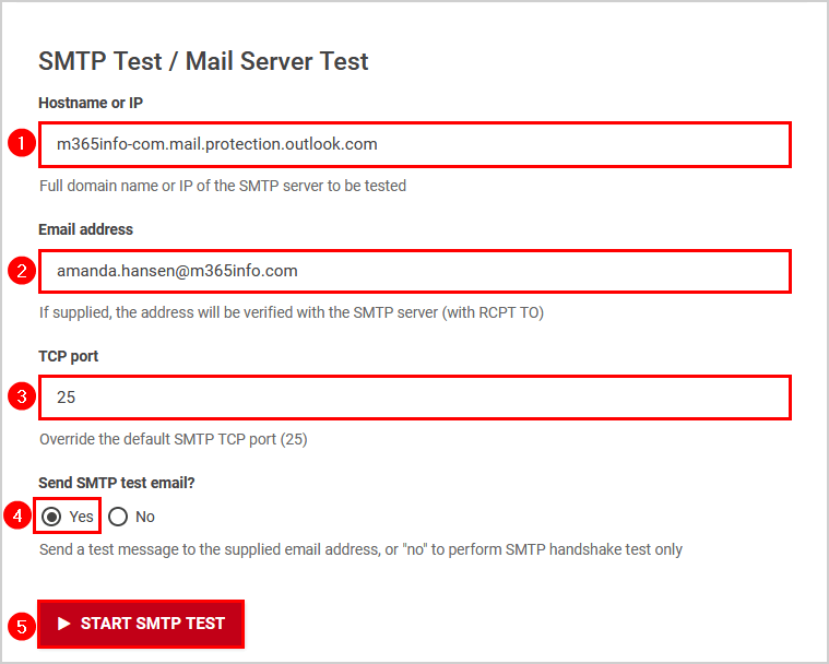 Configure Exchange Online to accept SMTP connection only from mail security gateway test