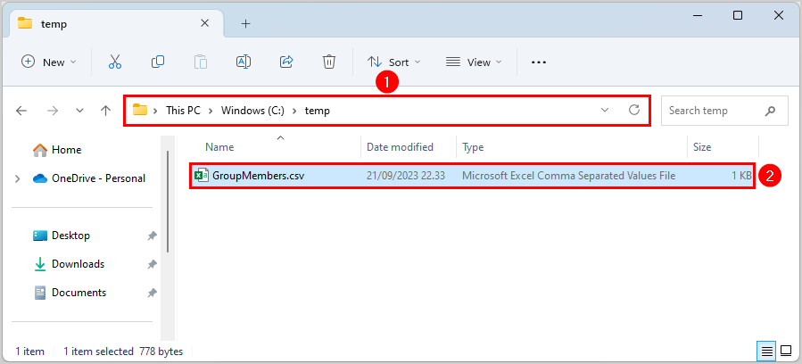 Export Azure AD group members to CSV file with PowerShell.