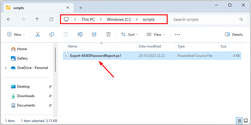 Export Microsoft 365 users password report scripts