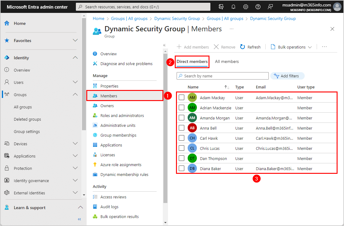 Create Dynamic Security Group with PowerShell in Microsoft Entra ID