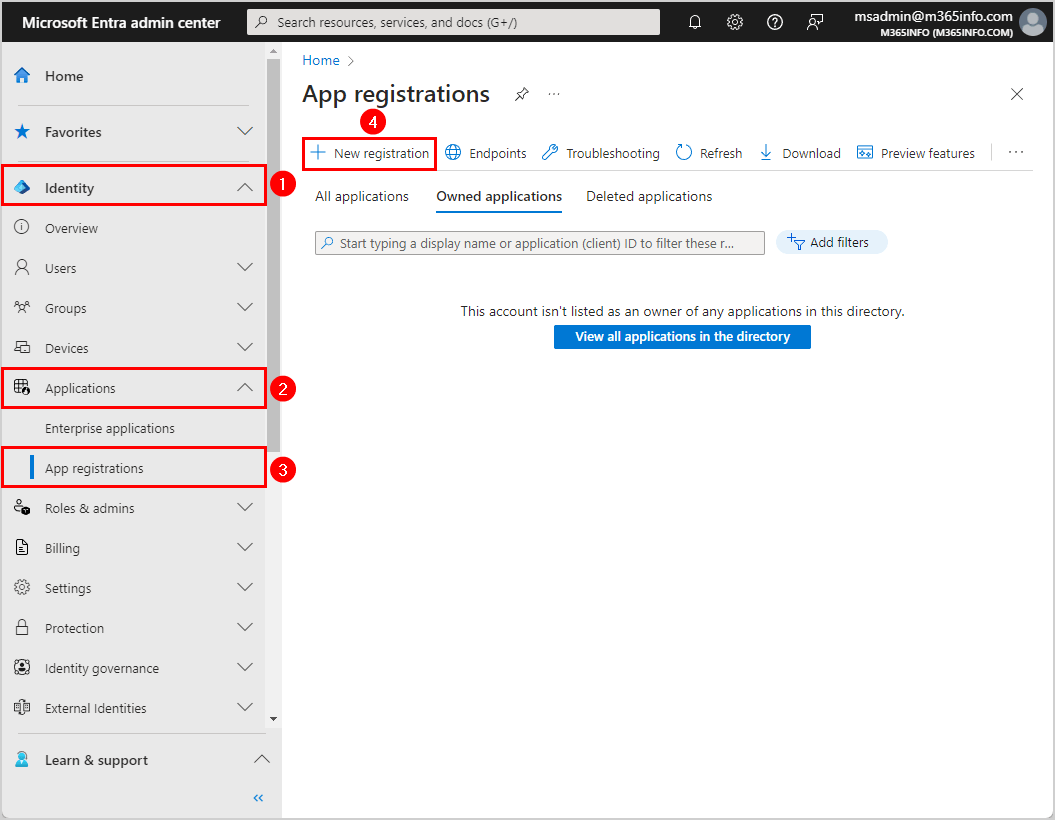 Certificate-Based Authentication in Microsoft Entra admin center new registrations.
