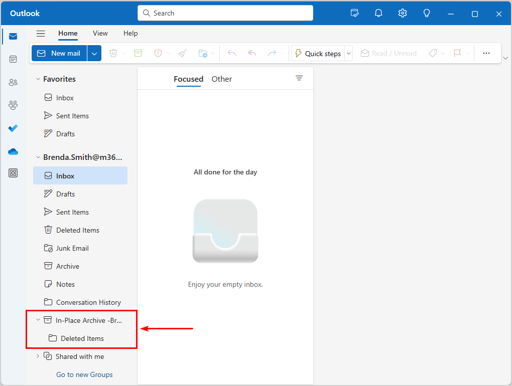 Restore mailbox content to another mailbox with PowerShell